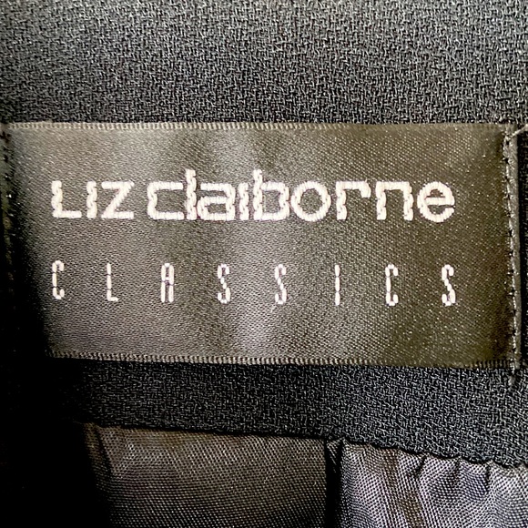 Liz Claiborne Classic Black Blazer - Picture 6 of 6